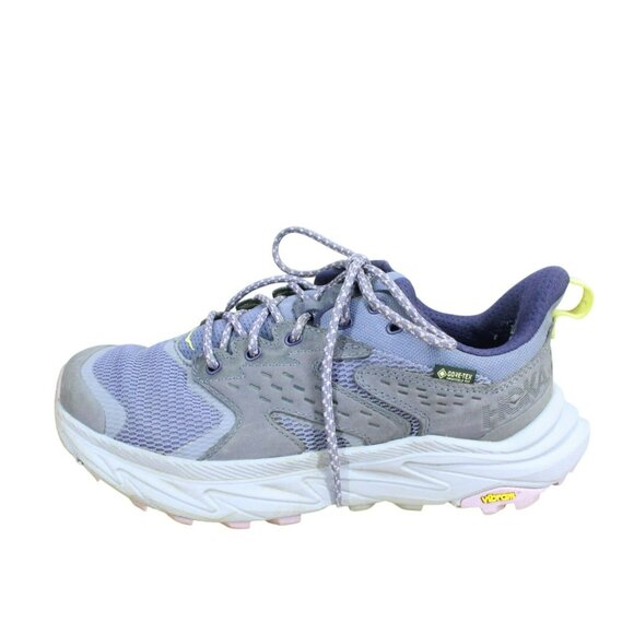 Hoka One One Anacapa 2 Purple Mesh Gore-tex Athletic Sneaker Shoes Size 7.5 B - Picture 1 of 9